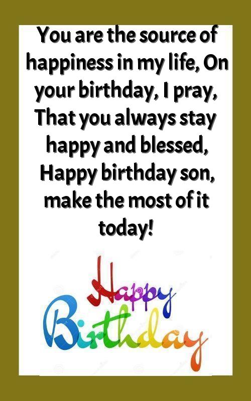 son birthday wishes hindi